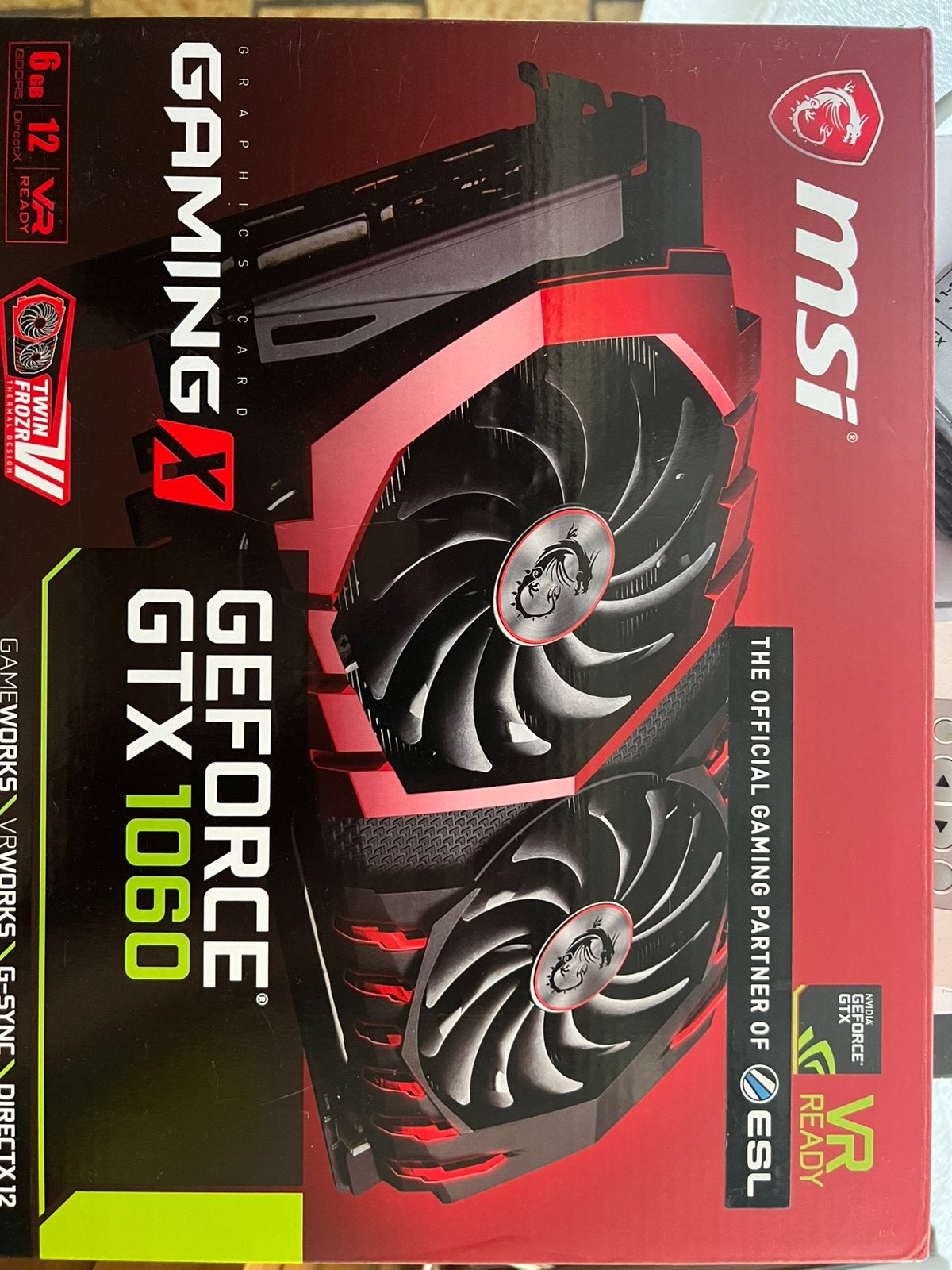 Msi gforce gtx 1060, Computers en Software, Videokaarten, Ophalen, Zo goed als nieuw