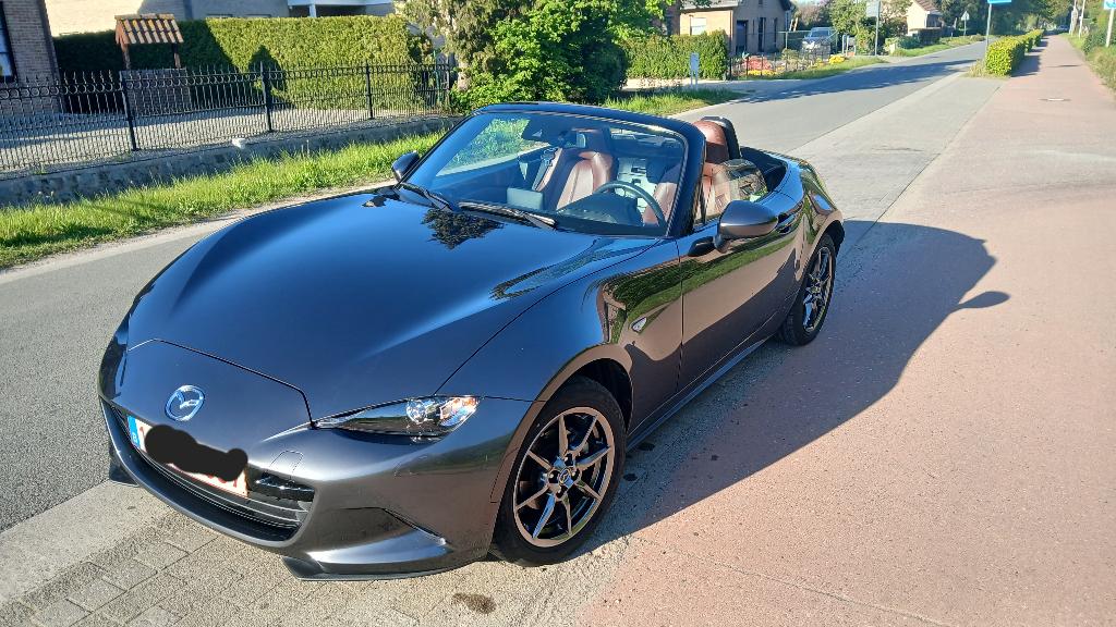 Mazda MX-5 Skycruise, Autos, Mazda, Cuir, Argent ou Gris, Achat, Euro 6