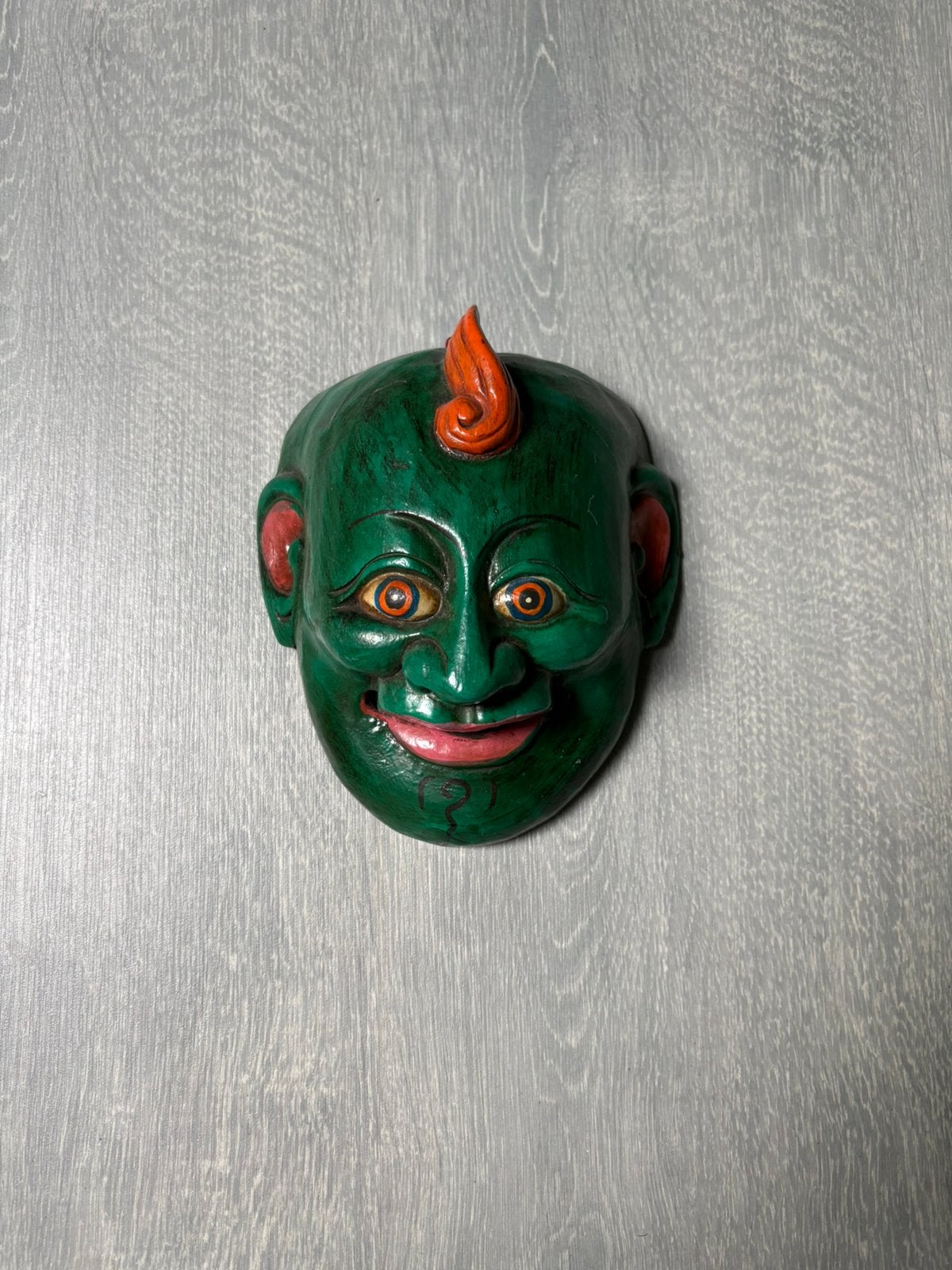 Masque décoratif asiatique peint à la main, Enlèvement ou Envoi