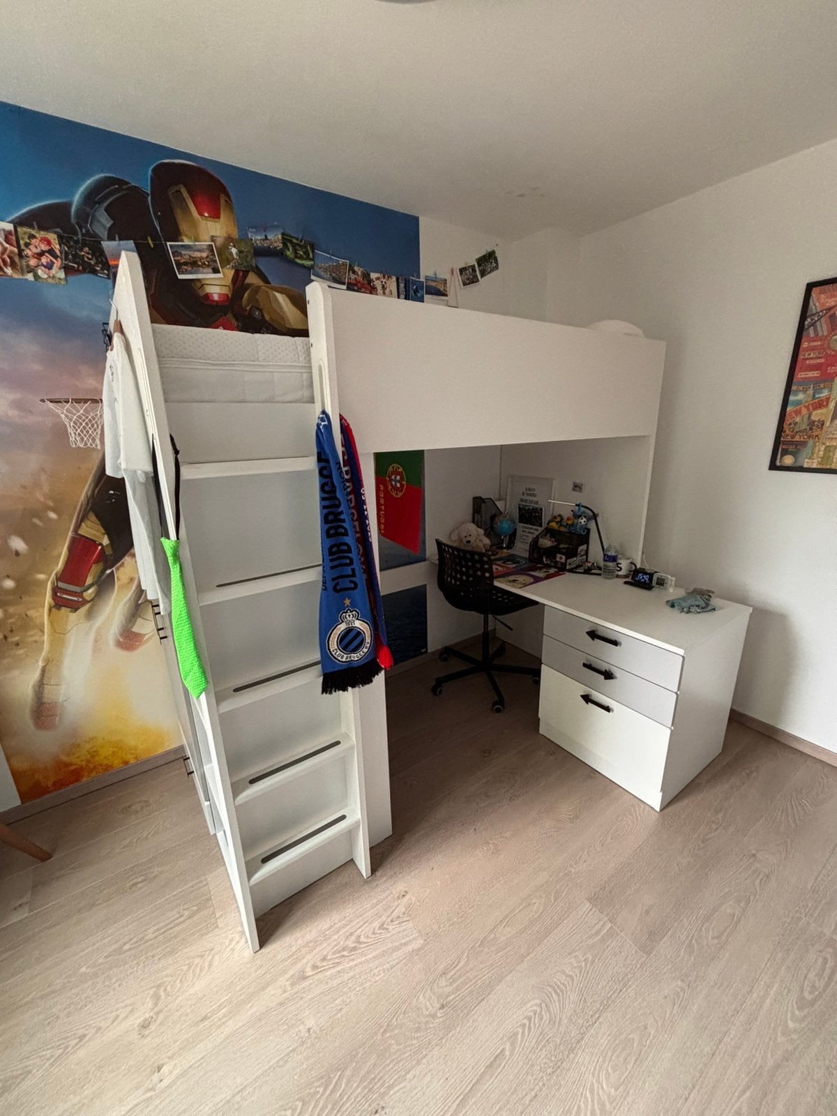 Småstad Hoogslaper wit, Enlèvement, Comme neuf, Lit mezzanine