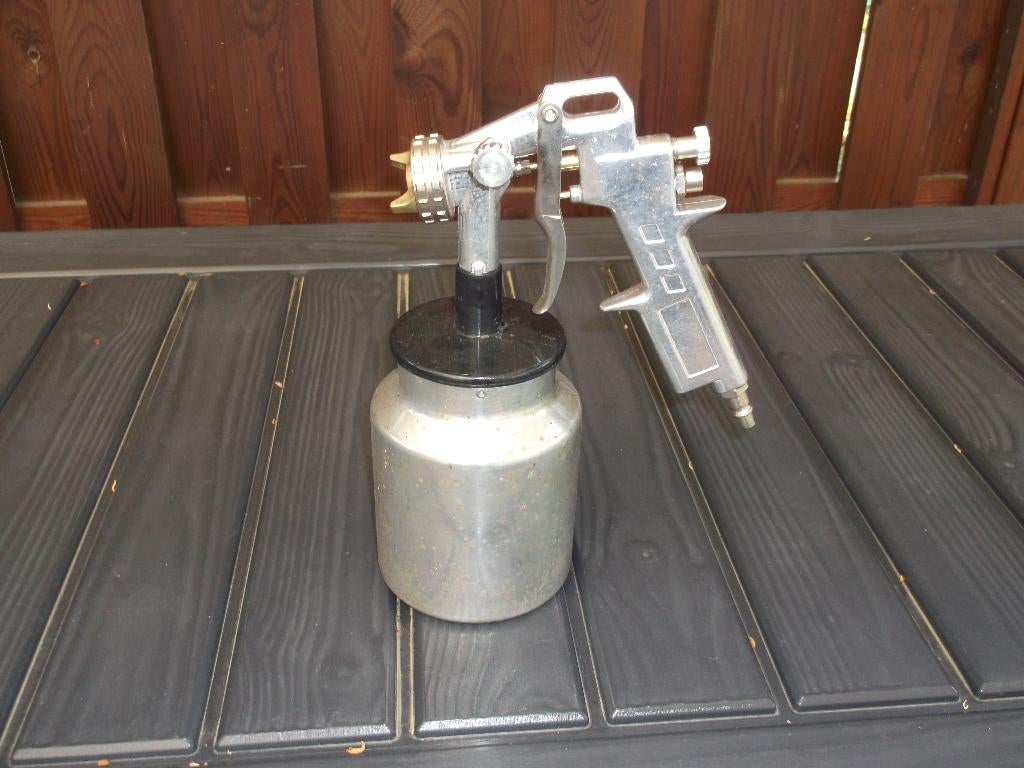 Verfspuittoestel vr compressor, Ophalen of Verzenden, Gebruikt, Verfspuit of Verfpomp