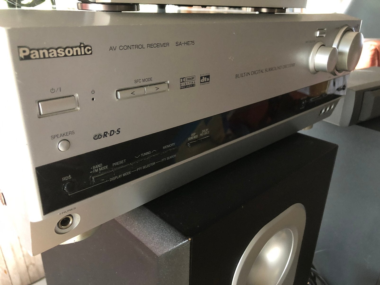 Panasonic 5.1 plus home cinema-versterker, Ophalen, Gebruikt, Panasonic, 70 watt of meer