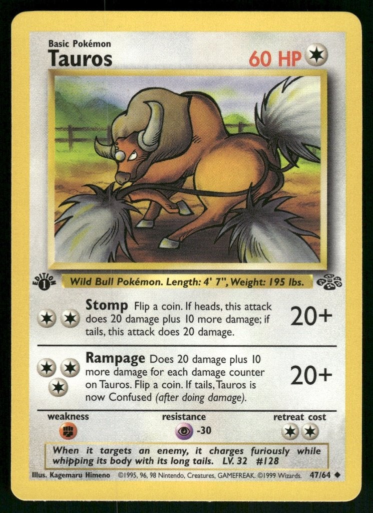 Tauros 47/64 - Jungle (1st edition) (NM), Envoi, Utilisé