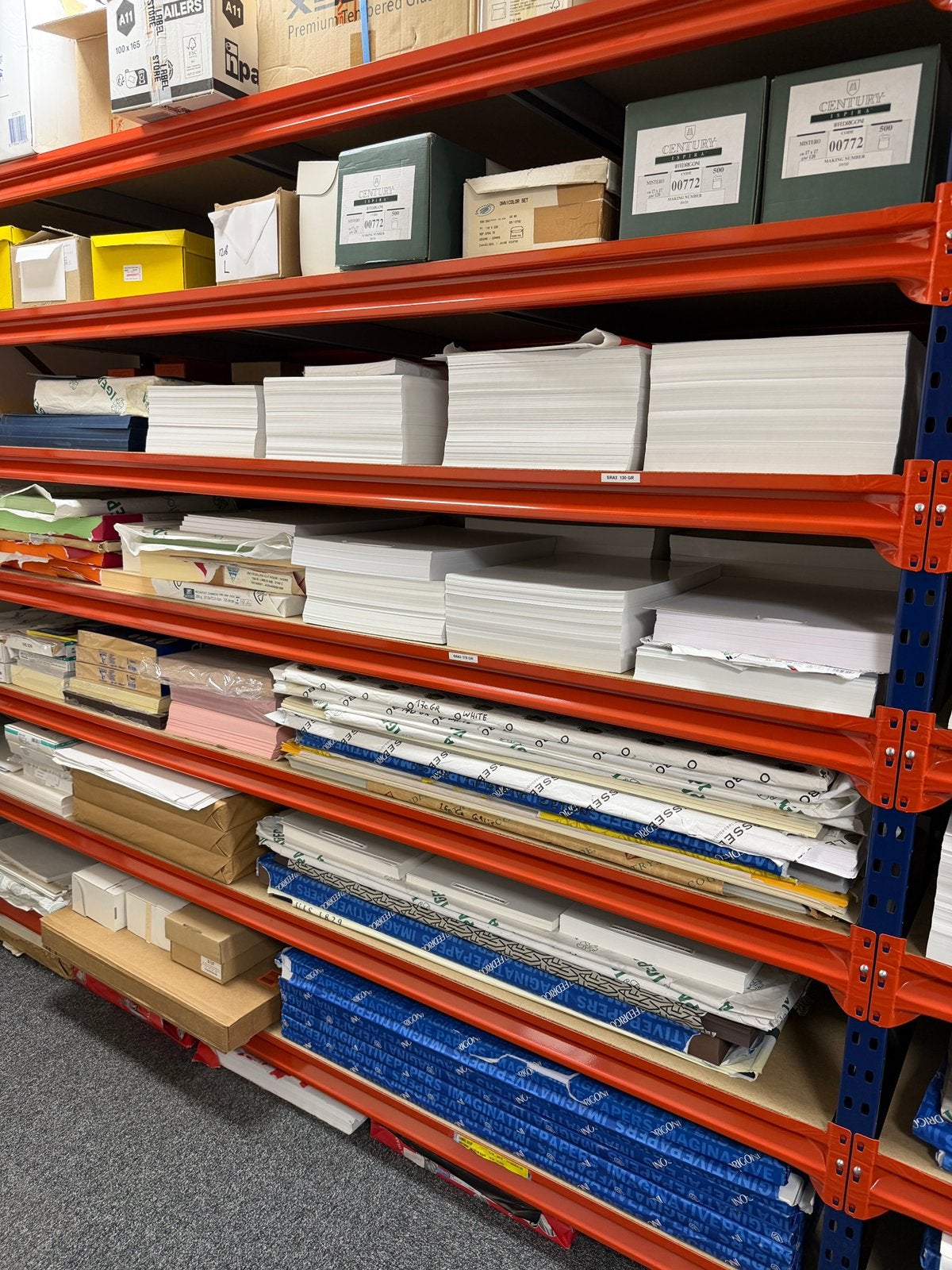 Grote partij professioneel papier & karton + enveloppen, Ophalen, Nieuw