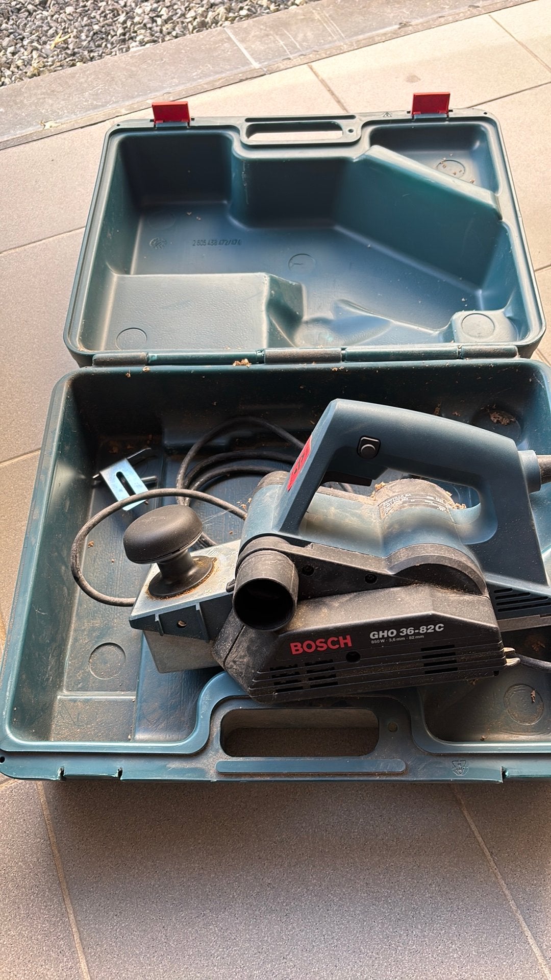 Raboteuse Bosch Bleu GHO 36-82c, Bricolage & Construction, Enlèvement, Utilisé