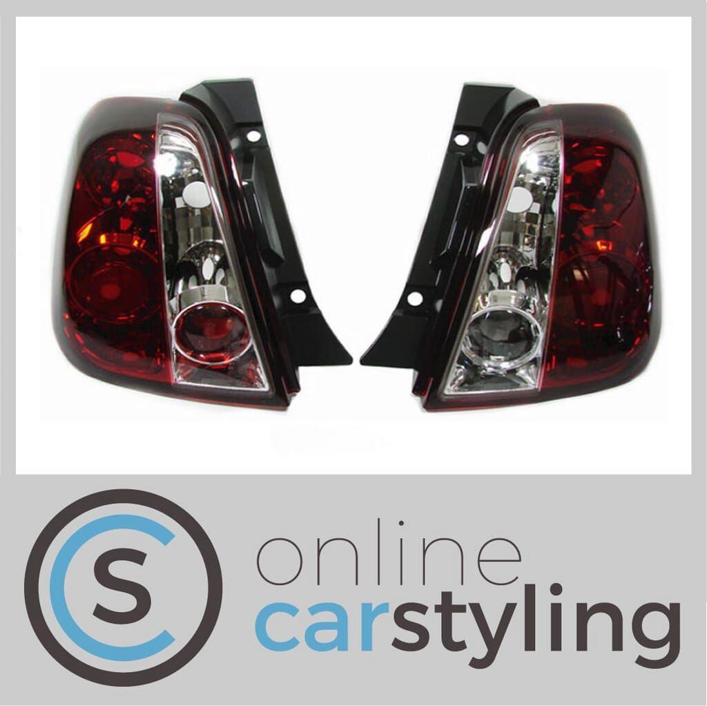 Achterlichten Fiat 500 Rood Wit helder, -, -, Nieuw, Ophalen of Verzenden