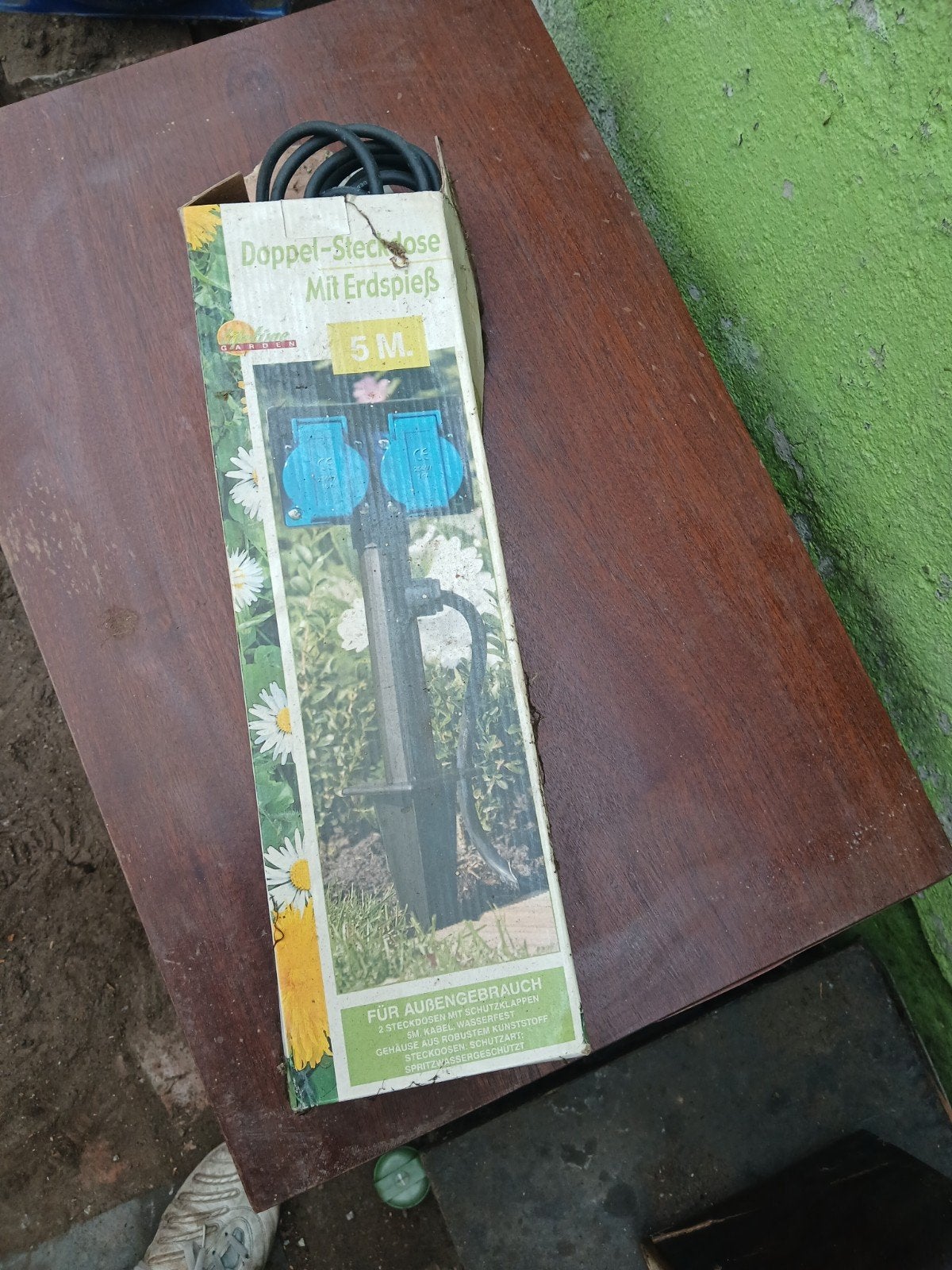 Garden dubbel stopcontact 5 m, Ophalen