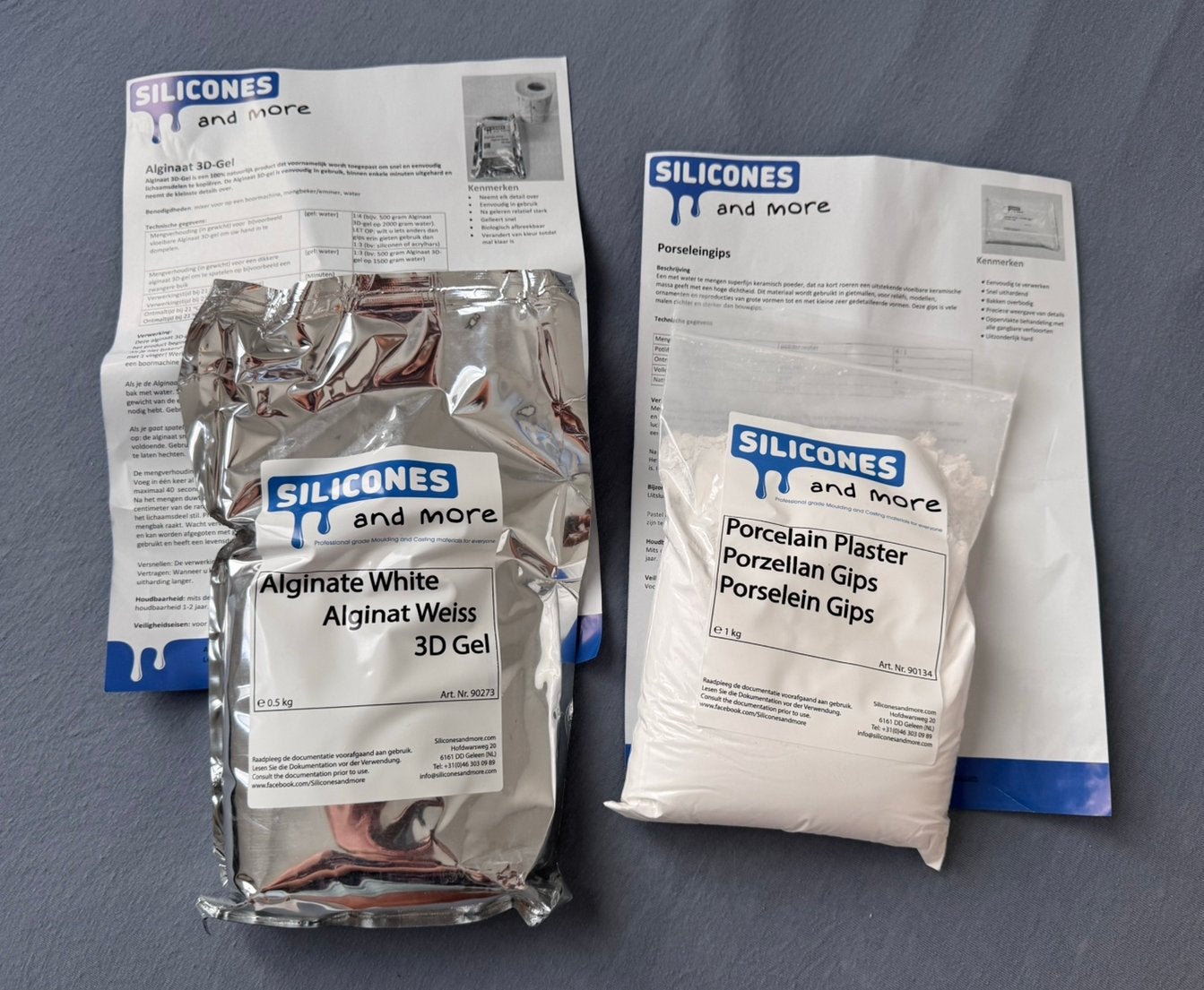 Bodycasting / gipsafdruk met gebruiksaanwijzingen, Hobby en Vrije tijd, Pottenbakken, Ophalen, Zo goed als nieuw