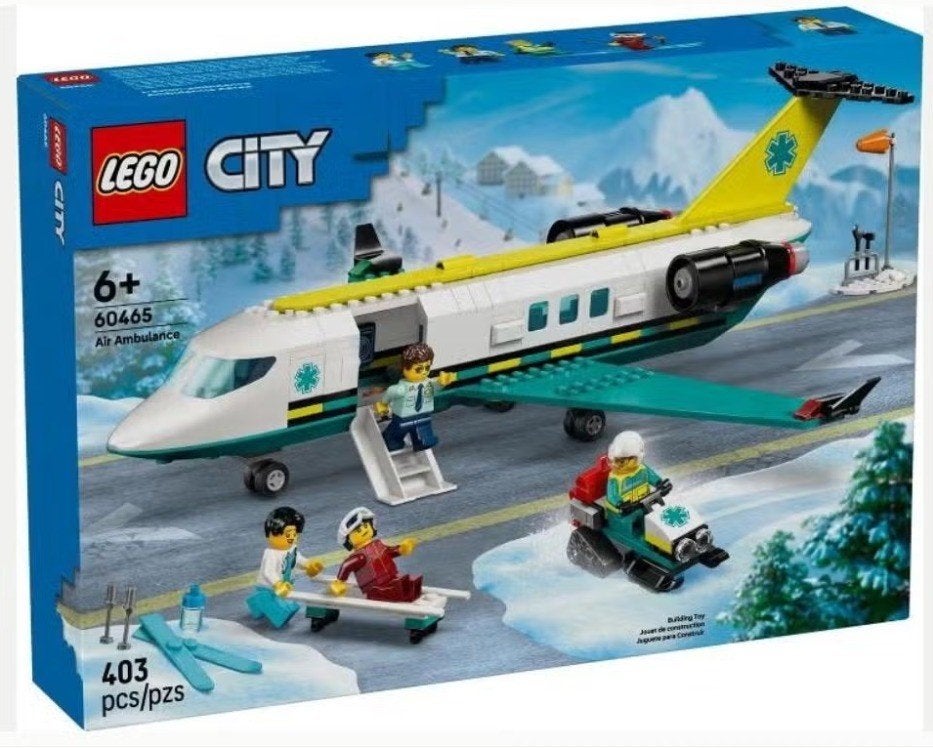 Lego City 60465 - Ambulance Vliegtuig NIEUW IN DOOS, Neuf, City, Enlèvement ou Envoi, Lego
