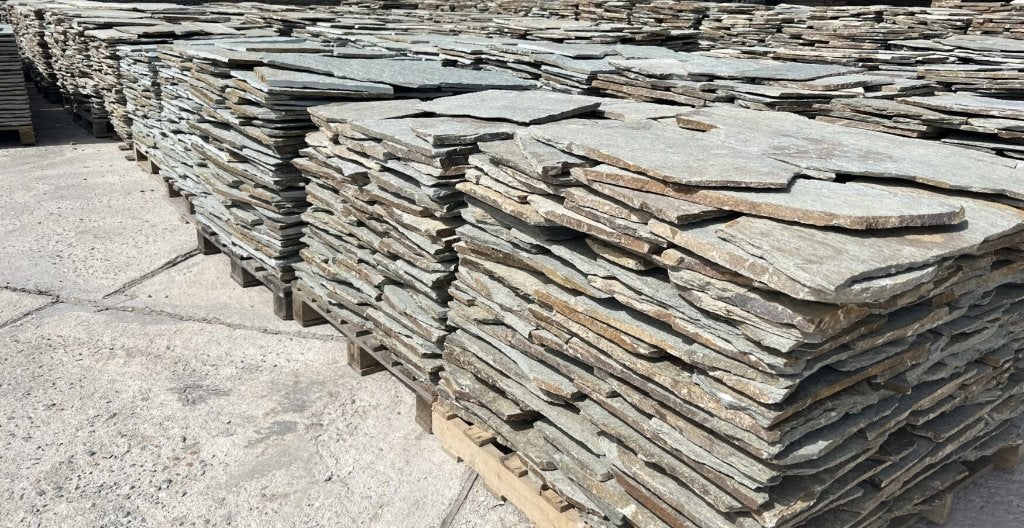 Flagstone Kavalas Xantia 6-9pc M2 inhoud krat 20M2 sept 26, Neuf, Enlèvement ou Envoi, Tuiles de terrasse, Pierre naturelle