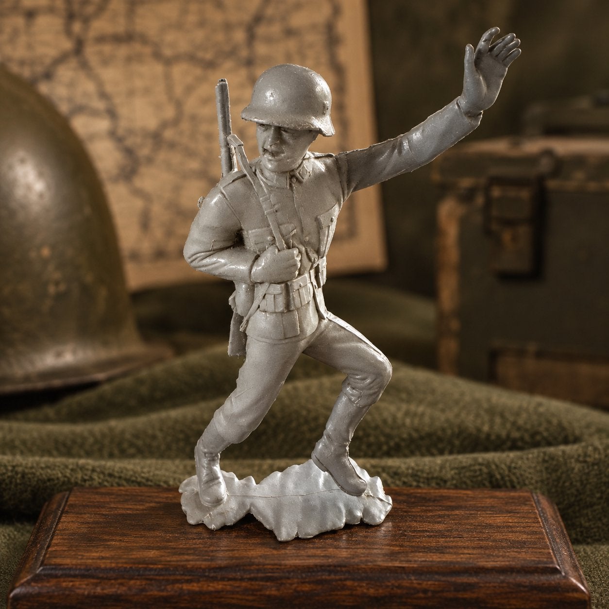 Figurine soldat allemand Louis Marx vintage années 1960, Enlèvement ou Envoi