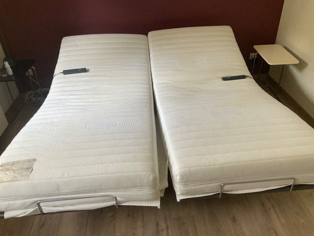 Verstelbare Swissflex lattenbodem, Huis en Inrichting, Ophalen, 90 cm, Eenpersoons, 200 cm