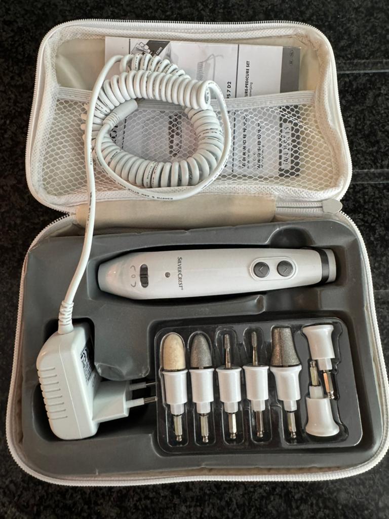 Manicure- en pedicureset Silvercrest, Elektronische apparatuur, Ophalen of Verzenden, Gebruikt, Hand- en Voetverzorging