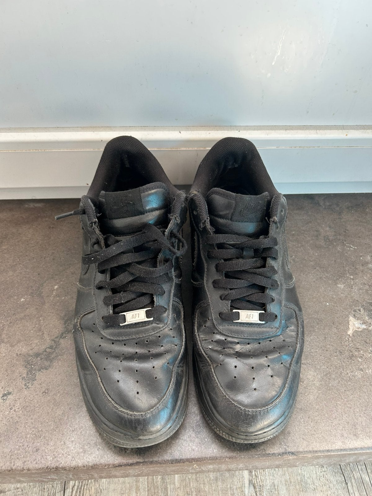 Nike air force one zwart te koop, Kleding | Heren, Schoenen, Ophalen of Verzenden, Zo goed als nieuw, Zwart