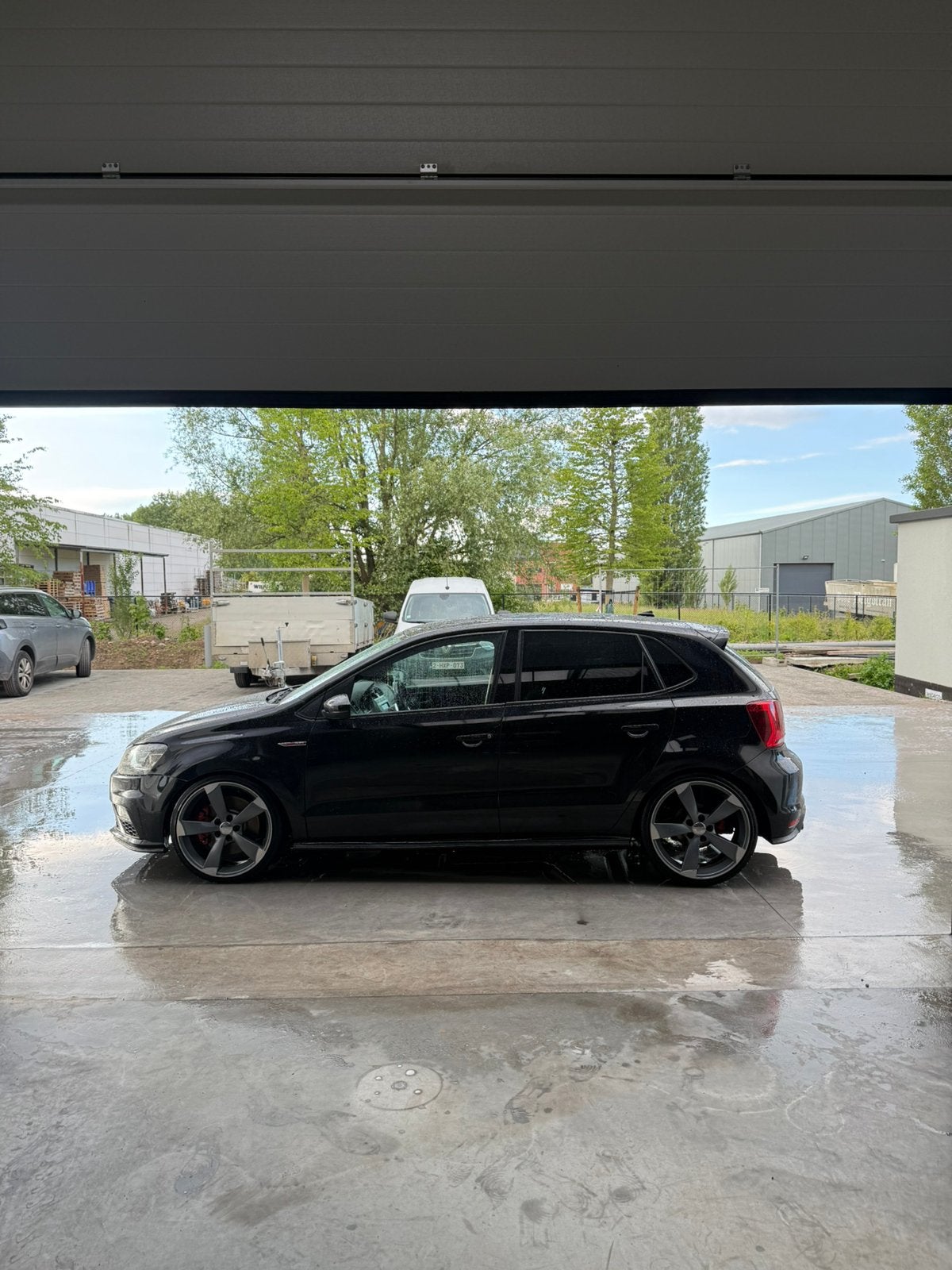 Volkswagen polo gti te koop, Auto's, Stof, 4 cilinders, Zwart, 5 zetels