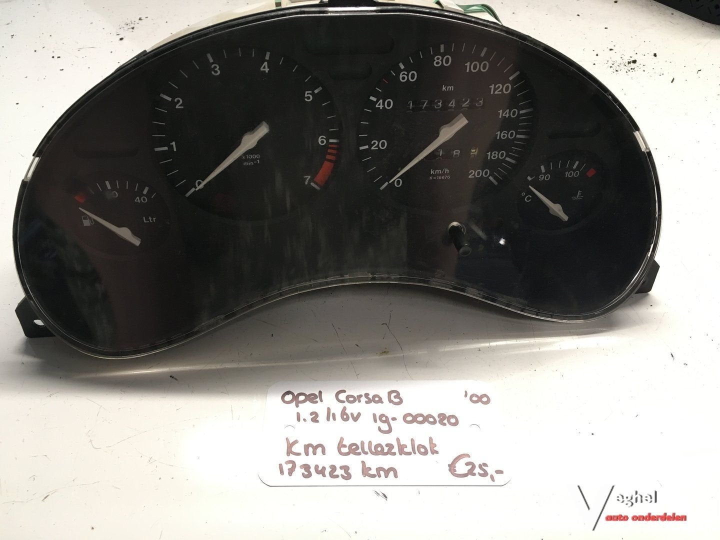 Opel Corsa B 1.2 16v Benzine 2000  1900020      Km Tellerklo, -, Utilisé, -, -