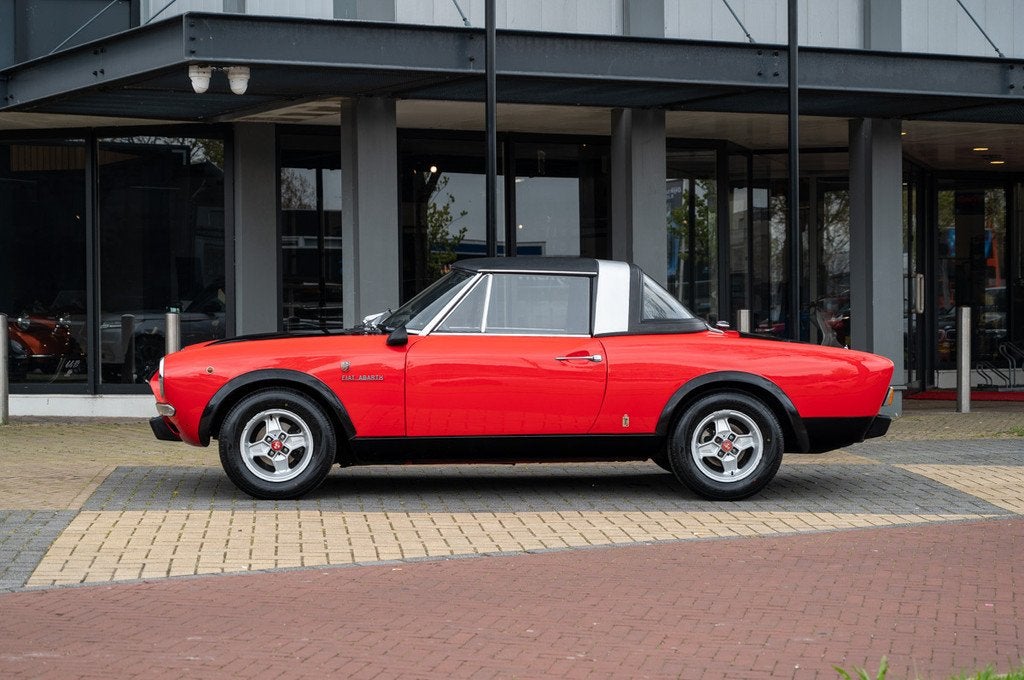 Fiat 124 Spider Abarth (bj 1974), Auto's, 94 kW, Zwart, Cabriolet, Leder