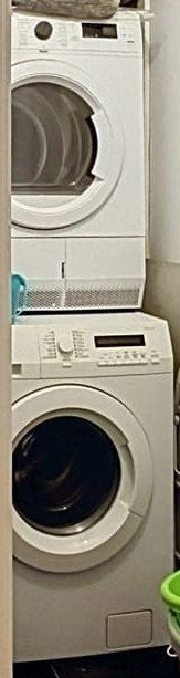 Wasmachine en droogkast in prima staat, Ophalen, Gebruikt, Bovenlader