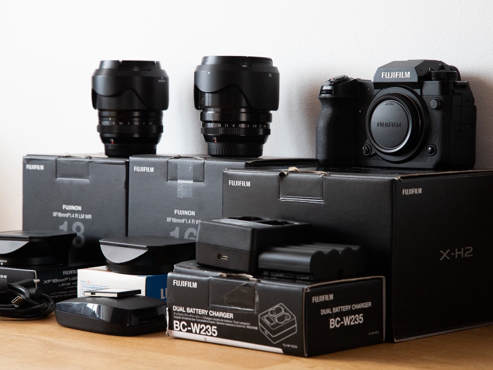 Objectifs Fujifilm x-h2 + lentes, Enlèvement ou Envoi, Comme neuf, Fujifilm