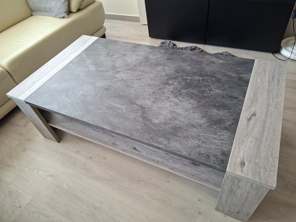 Salon tafel, Maison & Meubles, Tables | Tables de salon, 100 à 150 cm, Comme neuf, Synthétique, Enlèvement