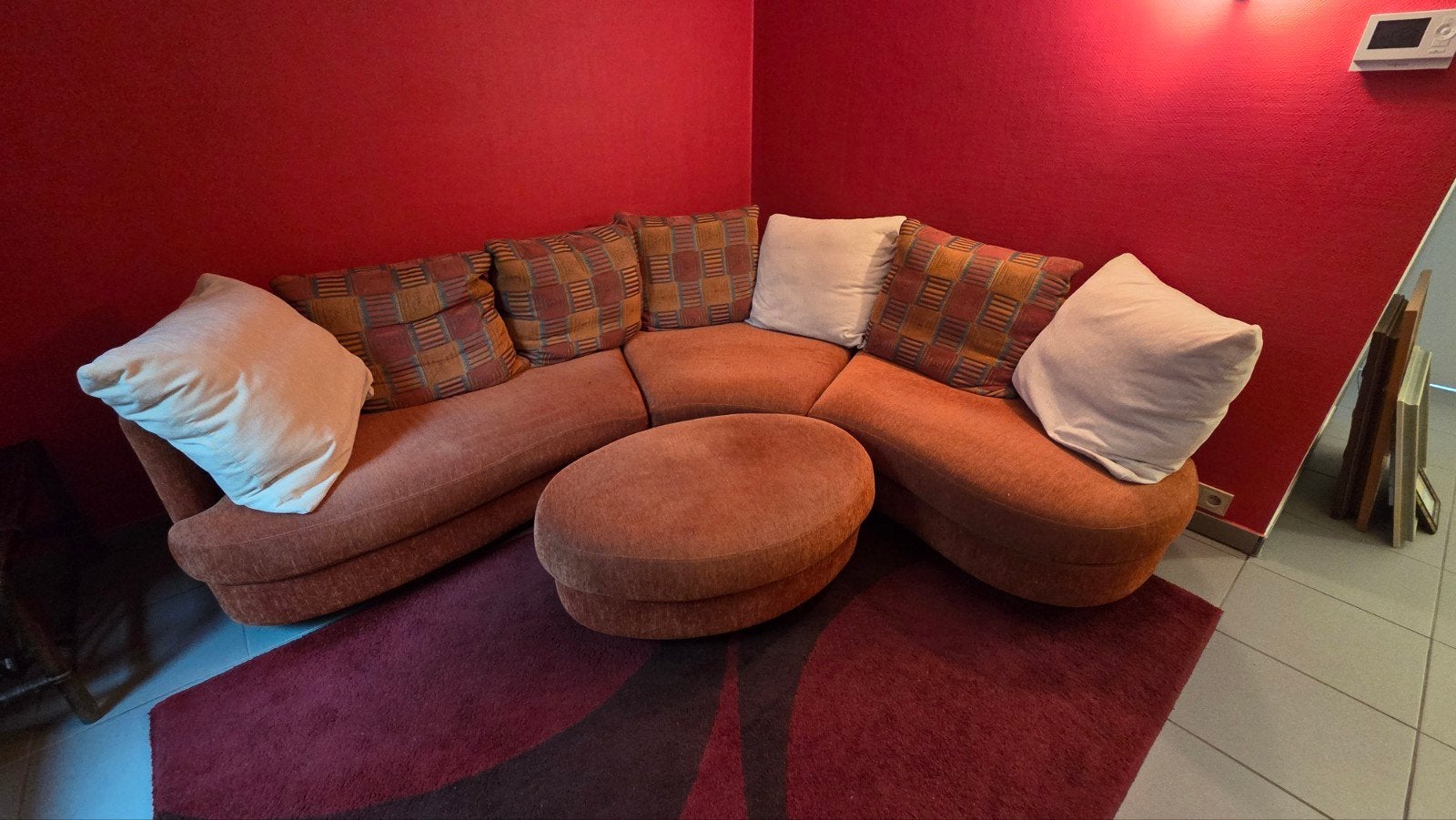 Coin salon en bon état, Maison & Meubles, Enlèvement, Comme neuf, Tissus