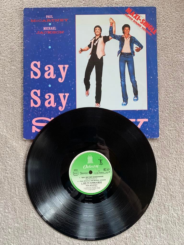 Michael Jackson - Say say say, Ophalen of Verzenden, Gebruikt, 12 inch