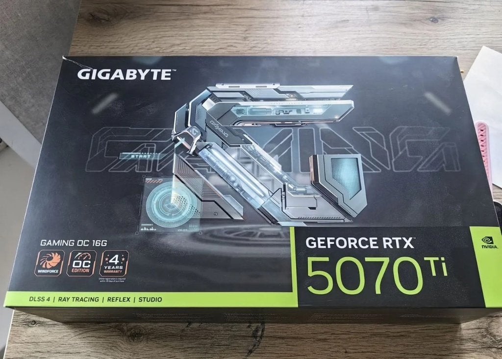 Gigabyte RTX 5070TI gaming OC, Computers en Software, Videokaarten, Overige soorten, Nieuw, Ophalen of Verzenden, Overige typen