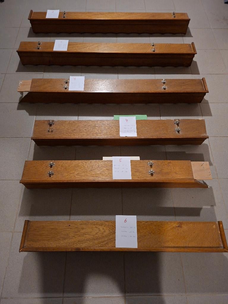 6 armoires à rideaux en hêtre à vendre - DERNIERE CHANCE, Enlèvement, Comme neuf