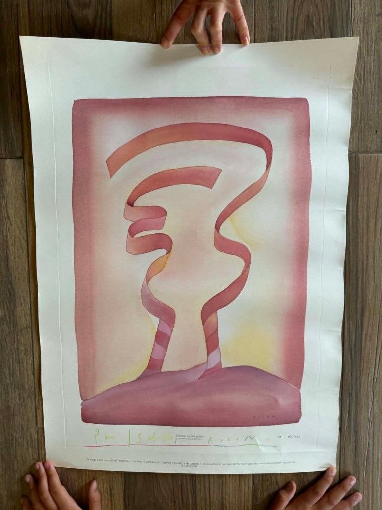 Jean-Michel FOLON  "L'homme invisible" - Signée et dédicacée, Antiek en Kunst, Kunst | Litho's en Zeefdrukken, Gelimiteerde oplage