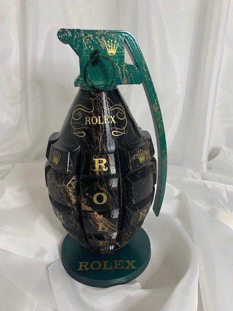 Ydderf - Grenade XL Rolex, Antiek en Kunst, Kunst | Designobjecten, Zwart, Beeld, Ophalen of Verzenden, Overige materialen
