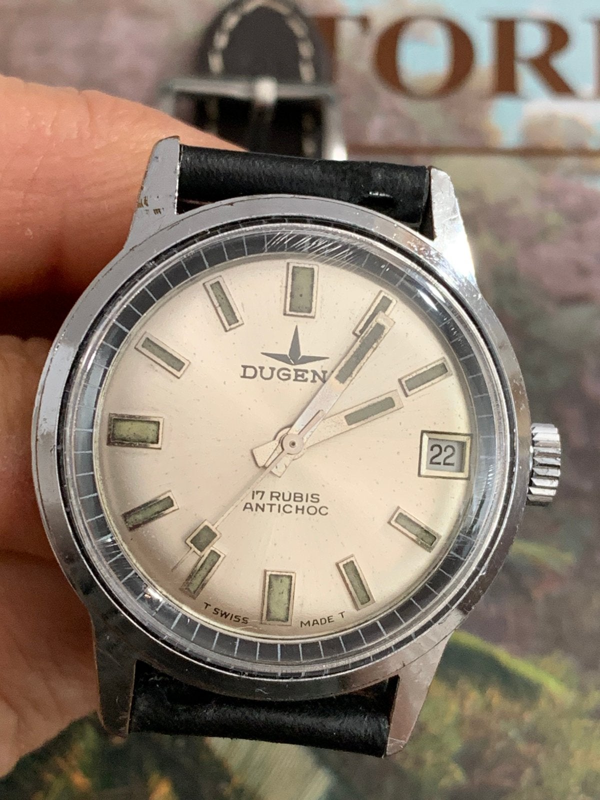 Vintage Dugena à remontage manuel (révisé), Enlèvement ou Envoi