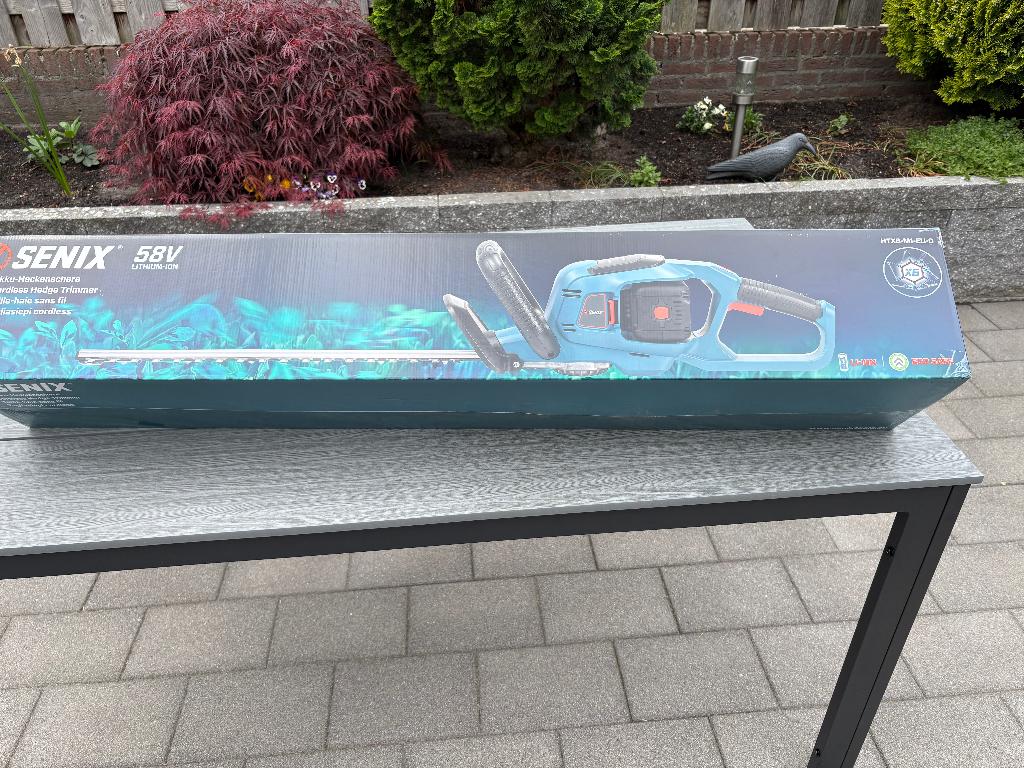 Accu heggenschaar en bladblazer, Tuin en Terras, Heggenscharen, Ophalen, Nieuw, Accu, Senix