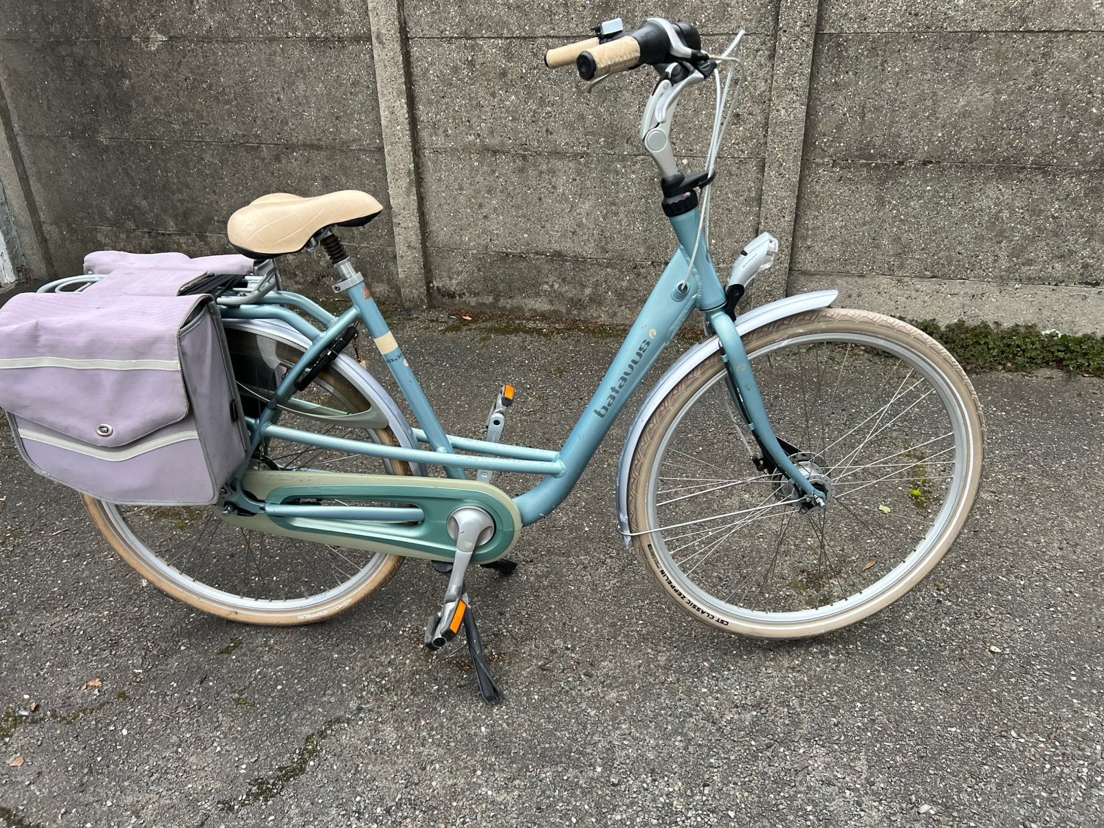 Batavus damesfiets, Ophalen, Gebruikt, Velgrem, 47 tot 50 cm