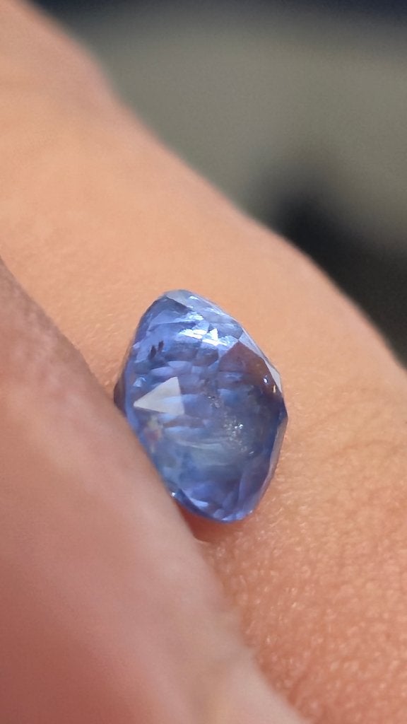 Natuurlijke Blauwe Saffier 1.37ct inclusief ALGT Certificaat, Ophalen, Nieuw