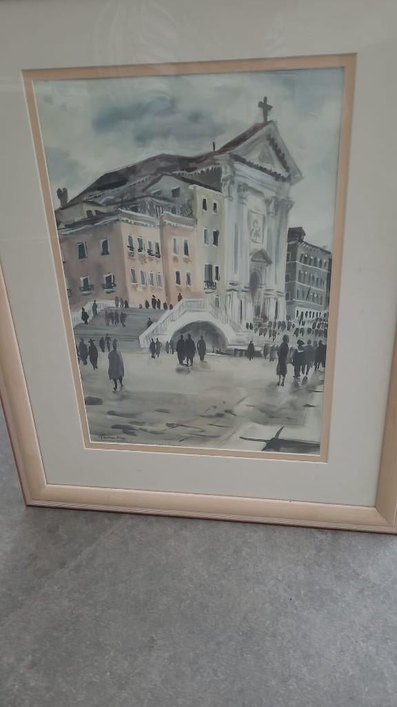 aquarelle de Paul Perraudin, Enlèvement