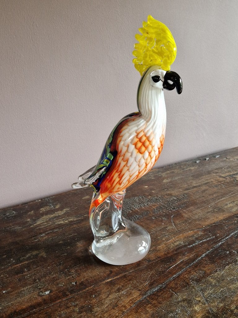 Art Glass Murano-papegaai, Antiek en Kunst, Ophalen of Verzenden