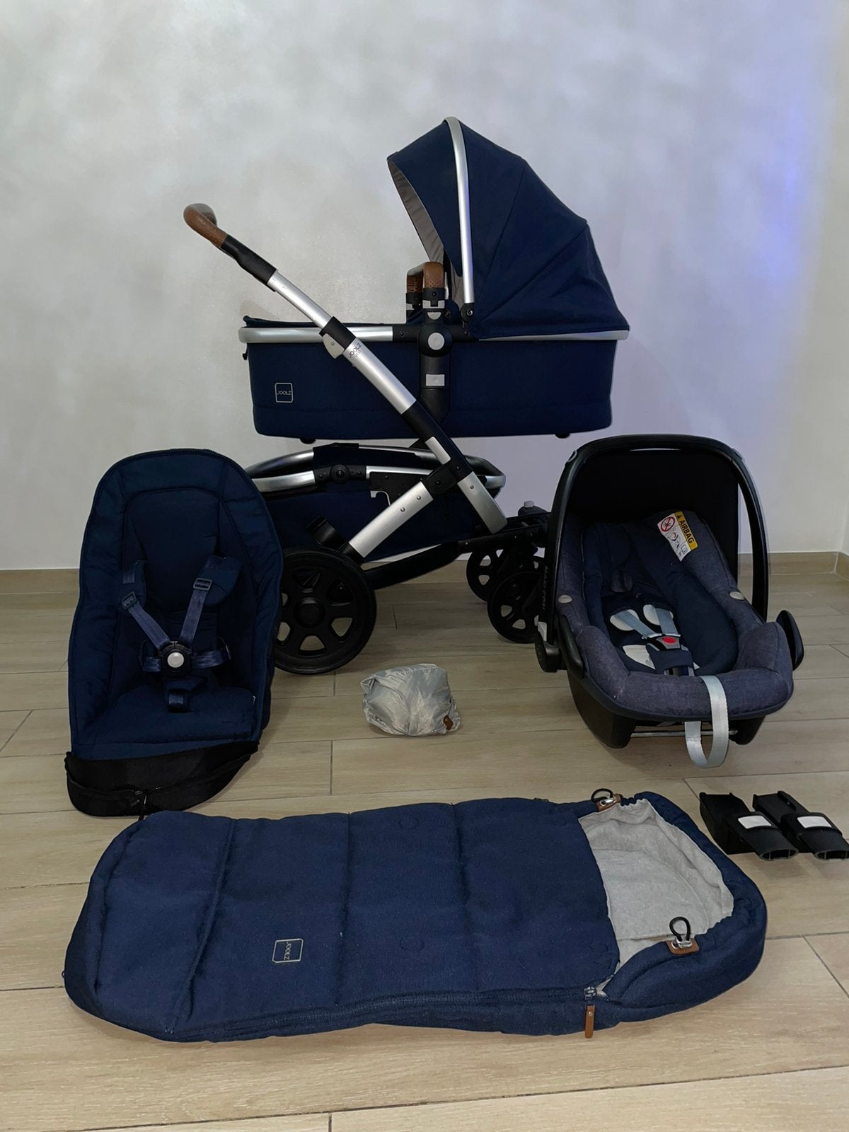 Joolz complet de poussette 3-en-1 Joolz GEO 2 Parrot Blue, Enlèvement ou Envoi, Babygeluk, Comme neuf, W