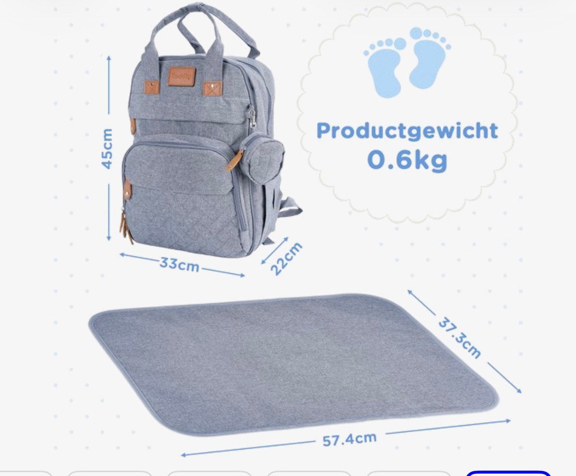 Toddly luiertas zo goed als nieuw!, Ophalen, Zo goed als nieuw