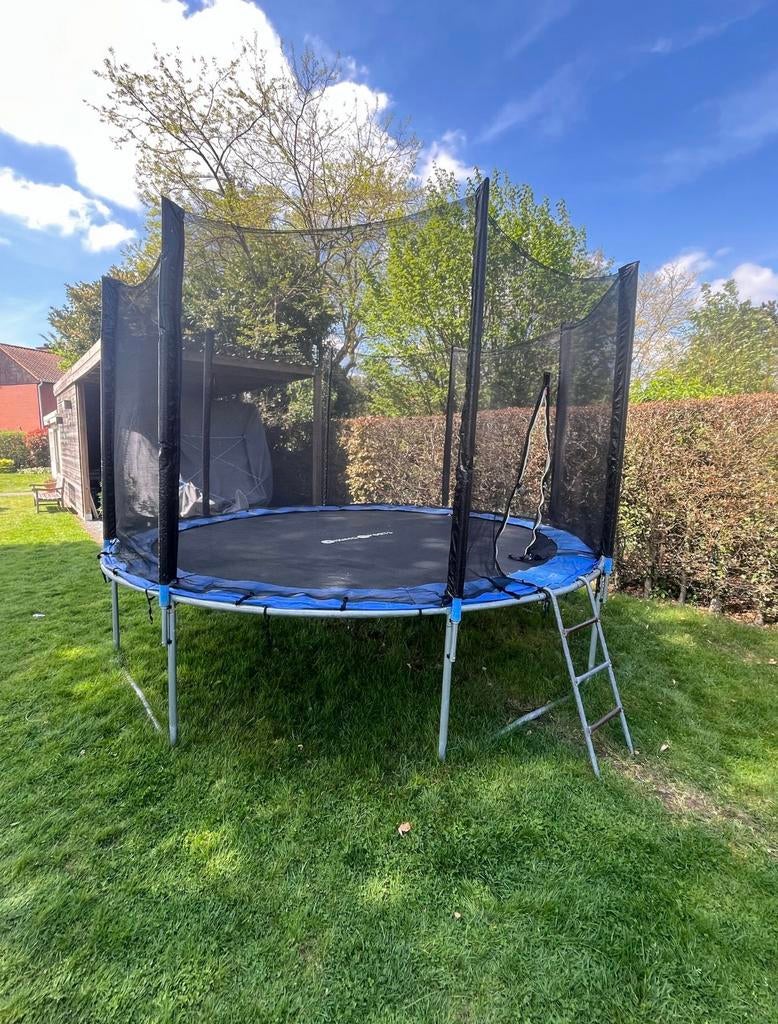 Trampoline, Kinderen en Baby's, Speelgoed | Buiten | Trampolines, Ophalen, Gebruikt