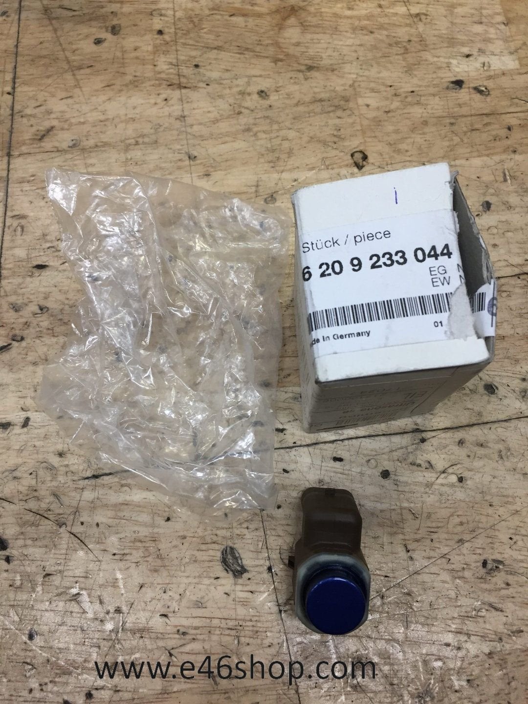 PDC sensor BMW Montecarlo blauw oe 6209233044 F07 F10 F11 E7, Neuf, -, -, Enlèvement ou Envoi