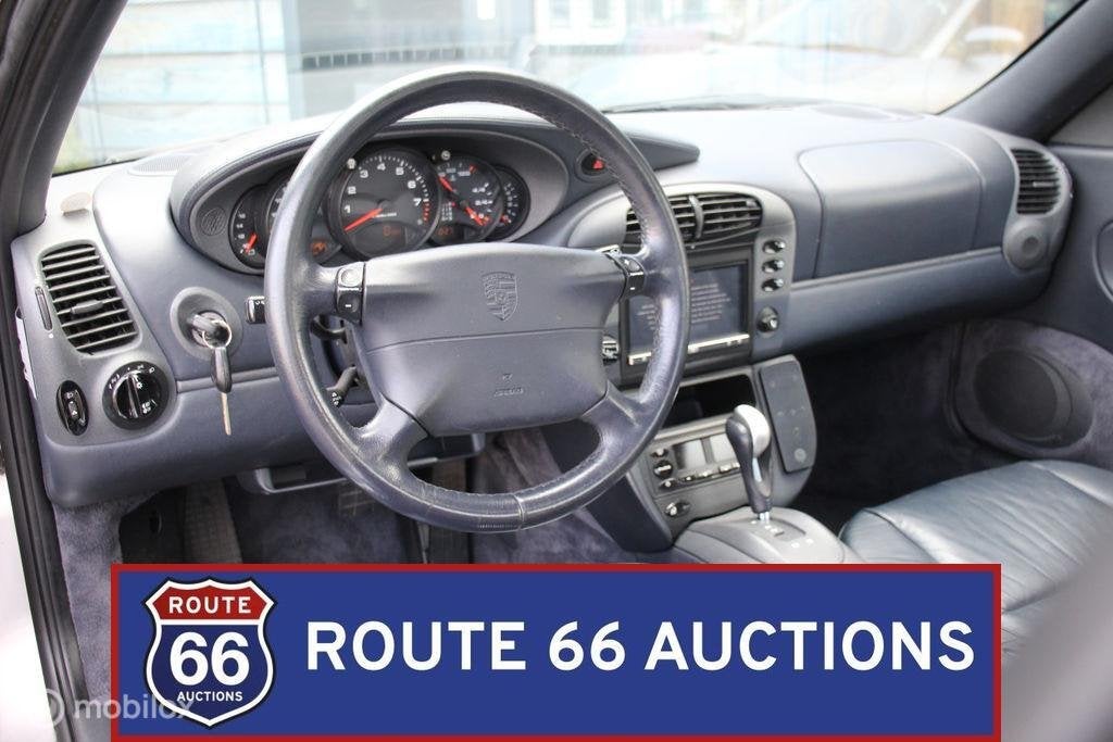 Porsche 911 Carrera | 1998 | Route 66 Auctions, Auto's, Zwart, Bedrijf, Overige carrosserie, Porsche