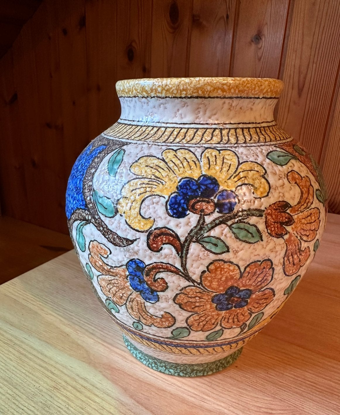 Vase ancien Royal Zuid-Holland Gouda modèle “Anette” 1950, Antiquités & Art, Antiquités | Vases, Enlèvement