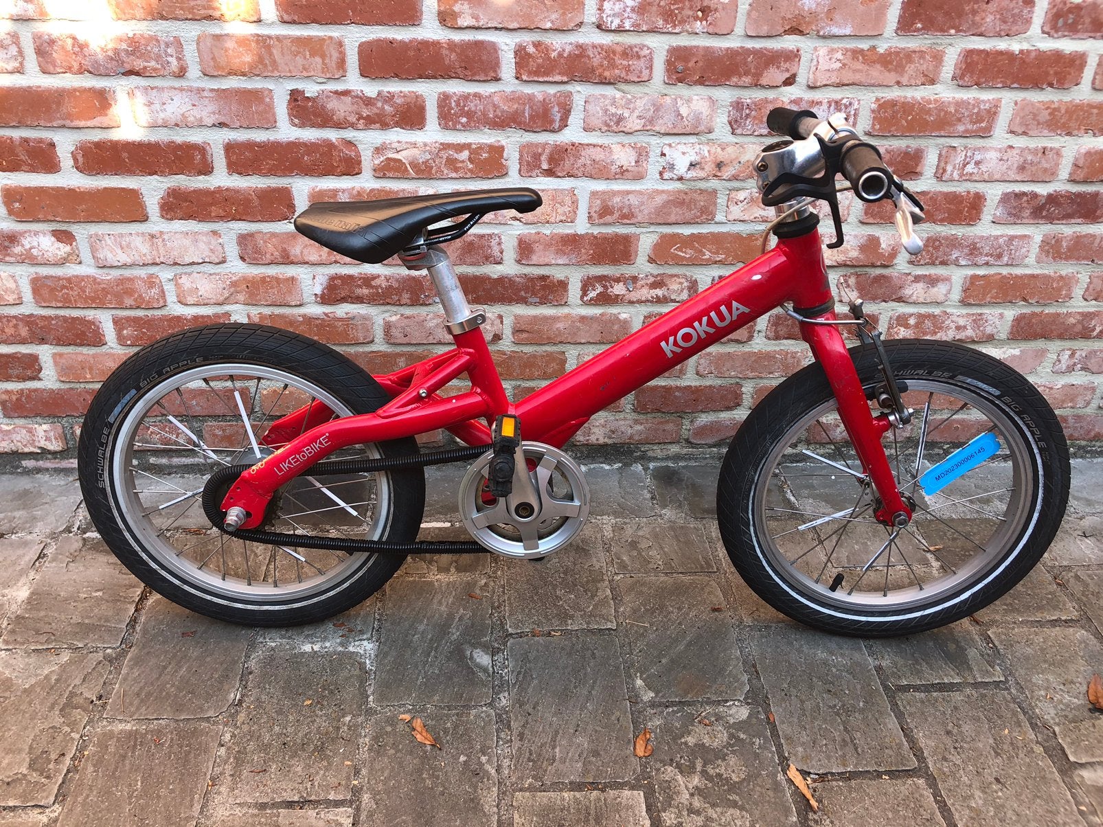 Kokua Like to bike kinderfiets 16 inch, Ophalen, Gebruikt, Terugtraprem