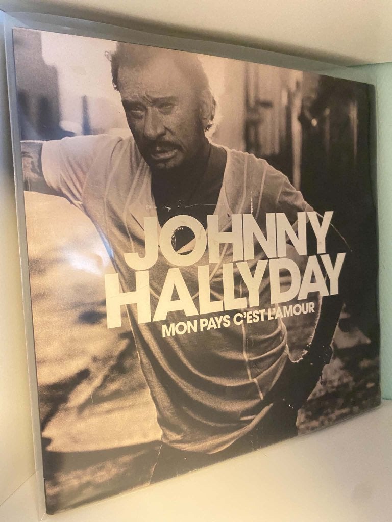 Johnny Hallyday – Mon Pays C'est L'amour - White edition (J), LP, Gebruikt, Verzenden, Colored vinyl