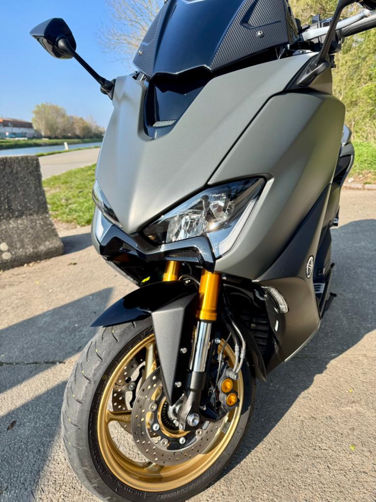 Yamaha Tmax 560 TechMax 2021 Full Full options, Poignées chauffantes, Scooter, Occasion, 2 cylindres