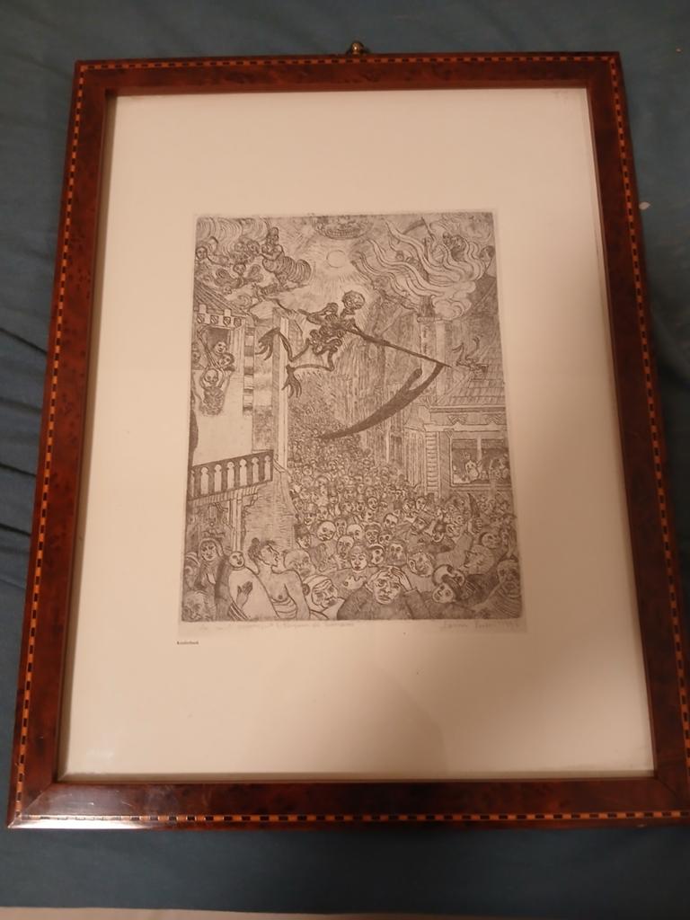 Ensor, Antiek en Kunst, Ophalen of Verzenden, Gravure