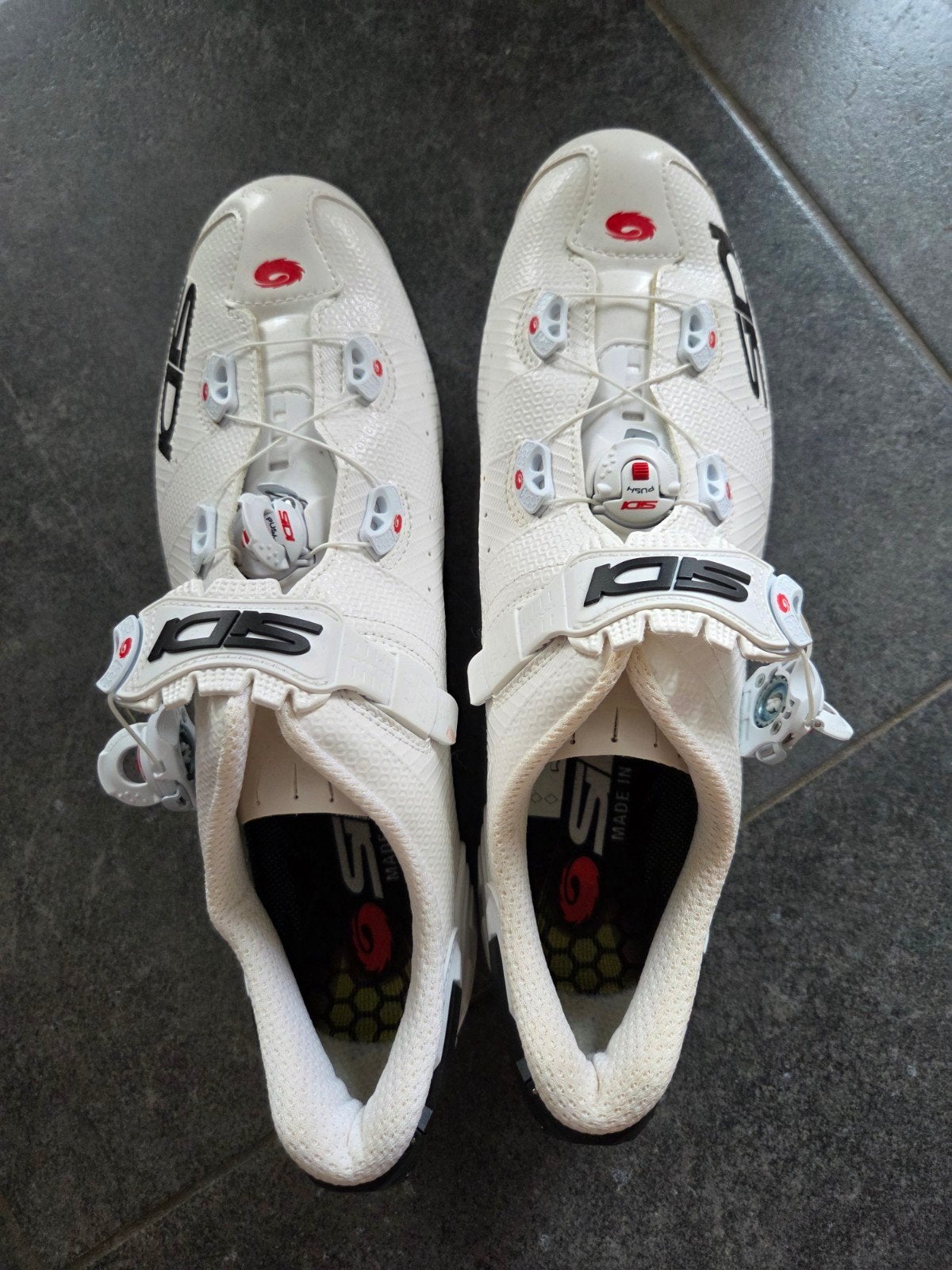 Side wire carbon fietsschoenen maat 45, Fietsen en Brommers, Ophalen, Heren, Schoenen, Zo goed als nieuw