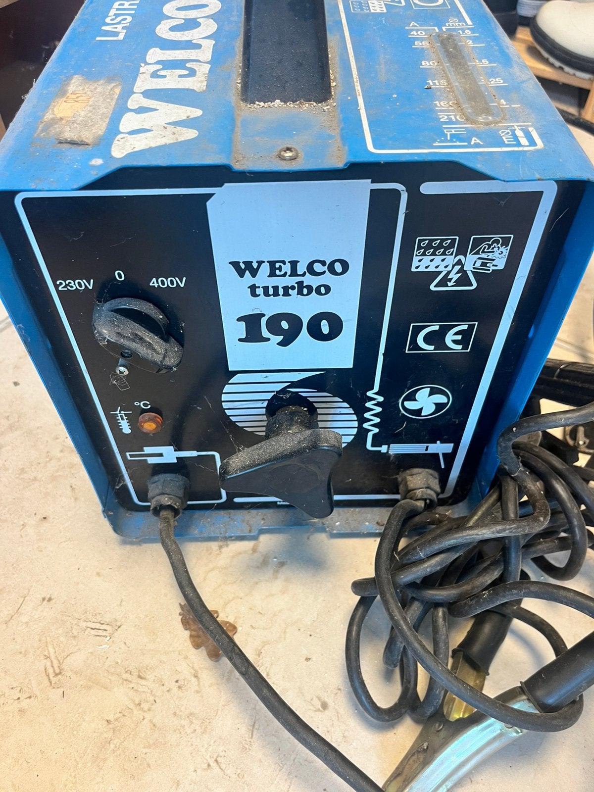 Lasapparaat Welco turbo 190 + masker, Bricolage & Construction, Enlèvement, Comme neuf