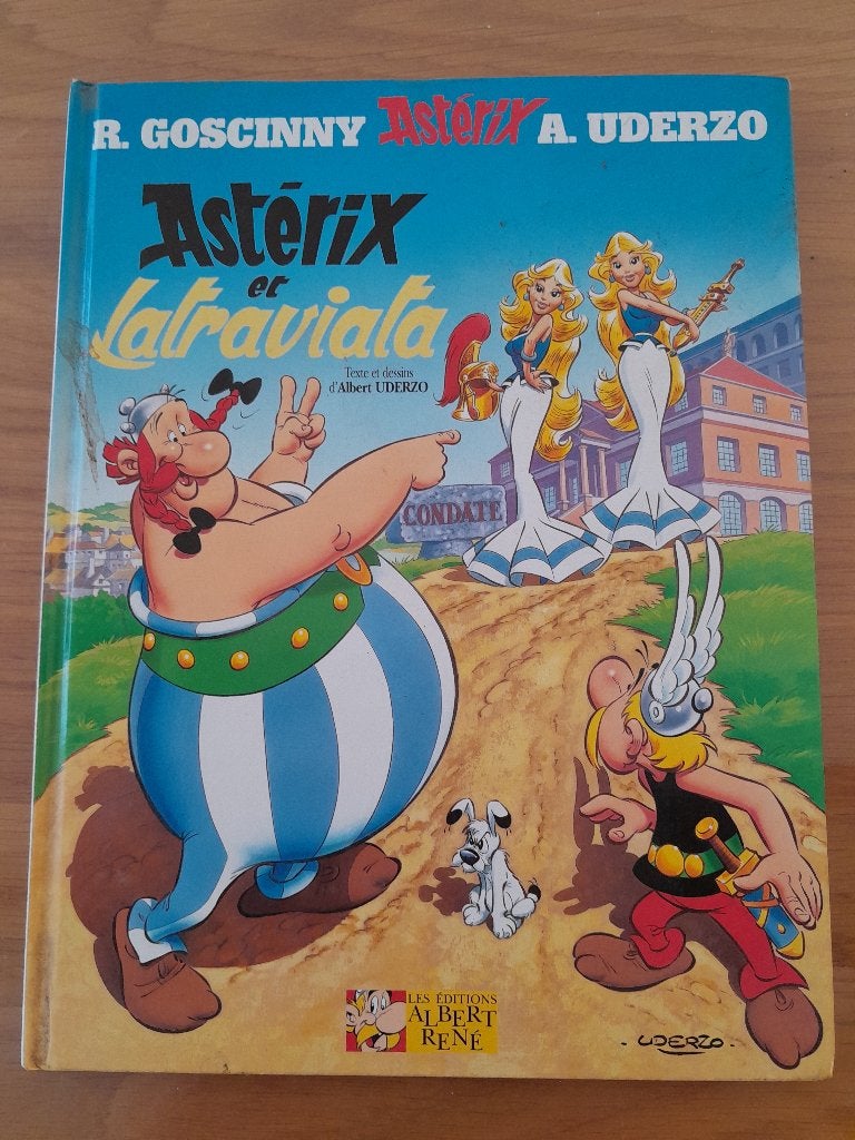 ASTERIX ET LATRAVIATA ALBERT RENE  E.O  03/2001, Livres, Une BD, Utilisé, Goscinny & Uderzo, Envoi