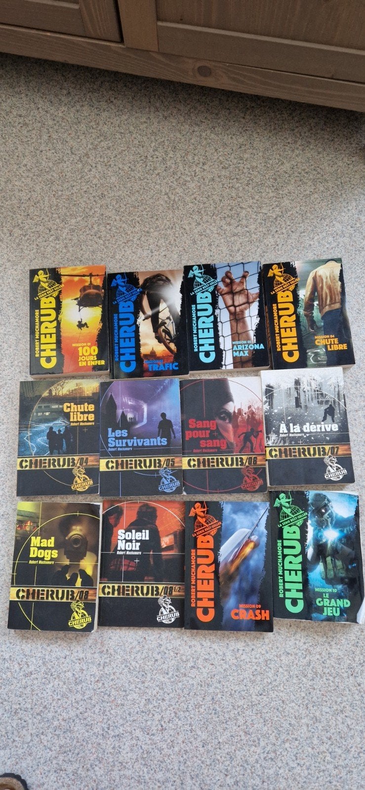 livres CHERUB de Robert Muchamore plusieurs tomes, Livres